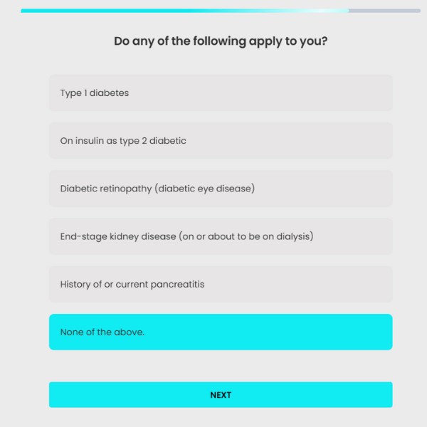 medical conditions question 3