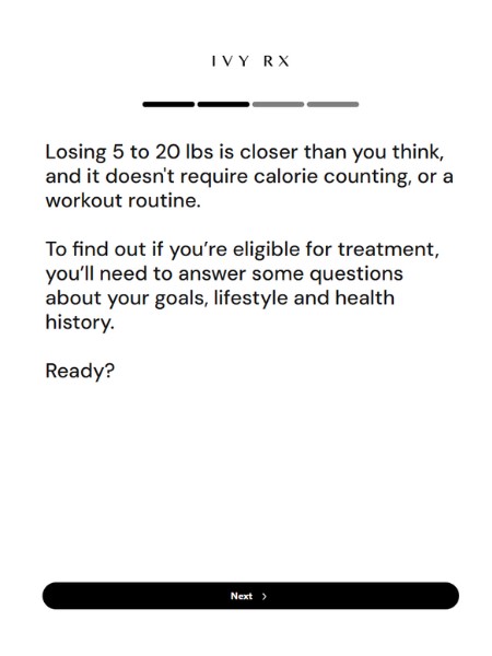 goals on ivy rx quiz